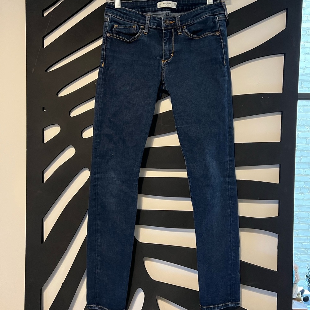 ANF Dark Wash Skinny Jeans